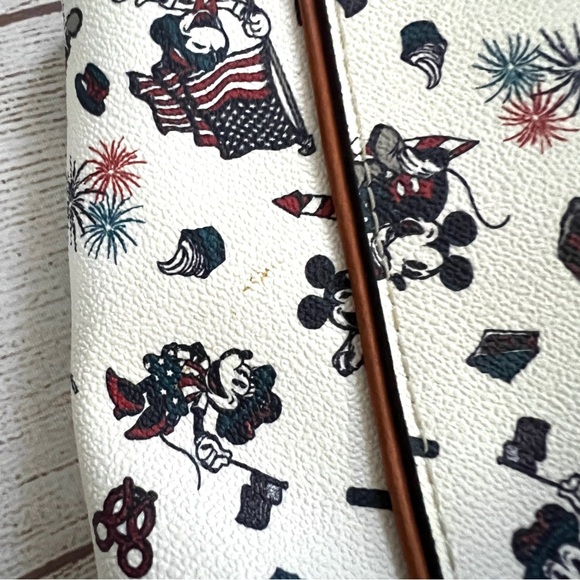 Dooney & Bourke Disney Mickey & Minnie Americana 20 Tote Bag - Picture 15 of 16